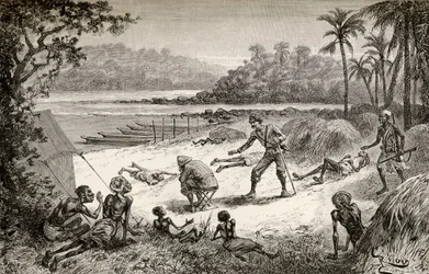 Die Rettung von Robert H. Nelson und Überlebenden im Starvation Camp, Ipoto