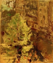 Der Berlioz-Platz, Morgensonneffekt