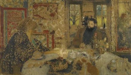 Mittagessen. Misia und Cipa in Villeneuve, 1897