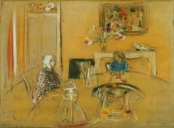 Mittagessen im Schloss Clayes, ca. 1935