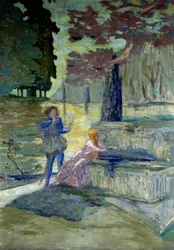 Pelleas et Melisande. Illustration für die Oper von Claude Debussy