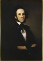 Felix Mendelssohn-Bartholdy, deutscher Komponist, Enkel von Moses Mendelssohn
