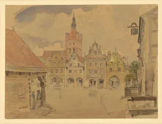 Marktplatz in Gollub