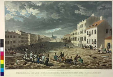 Hochwasser 1830 in Wien