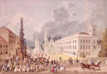 Das Hochfürstliche Palais auf dem Schloßplatz