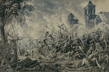 Der Tod Zrinys (nach F. Osolsobic)