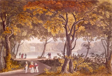 Töplitz. Der Schloßgarten