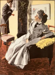 Kunst. Schade, dass gnädige Frau nicht mehr malen!