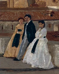 Die Terrasse (Detail)