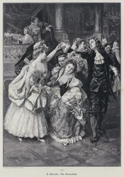 Farandole des Balletts der Oper von Marseille (Gravur)