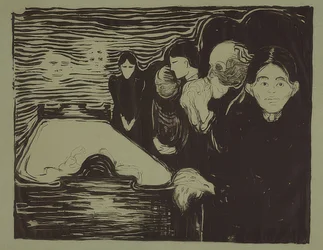 Am Totenbett. 1896