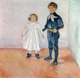 Erdmute und Hans-Herbert Esche, von Munch, Edvard (1863-1944). Öl auf Leinwand
