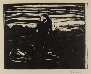 Kuss auf dem Feld, 1905
