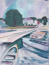 Die Brücke in Aasgaardstrand