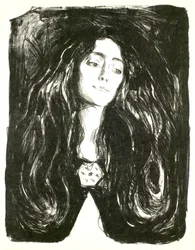 Die Brosche. Eva Mudocci