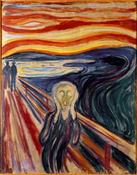 Der Schrei, 1893. Maße: 83,5 x 66 cm. Oslo, Kommunale Kunstsammlungen, Munch-Museum (Munch-Museum)