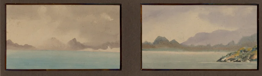 Aquarelle aus dem Norwegen-Notizbuch, 1898-99