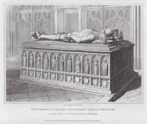 Denkmal von Thomas Beauchamp, Earl of Warwick, im Chor der St. Mary