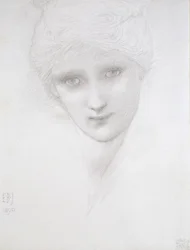 Kopf einer Frau, 1890