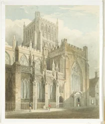 Nordansicht der Kathedrale von Bristol