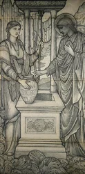 Christus mit der Frau von Samaria am Brunnen
