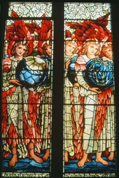 Engel der Schöpfung: der dritte und vierte Tag, 1895