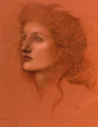 Weiblicher Kopf, 1890