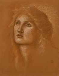 Kopf einer Frau, 1890