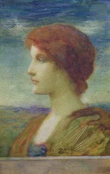 Porträt von Sarah Bernhardt (1844-1923)