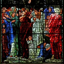 Das Jüngste Gericht, 1885-1897 (Buntglas)