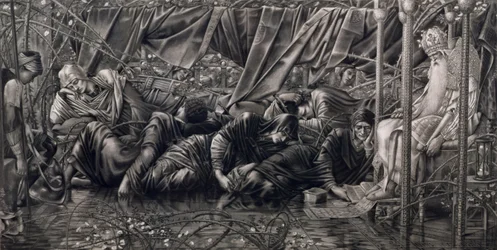 Die Legende der Dornröschen: Der Ratssaal, veröffentlicht von Thomas Agnew & Sons, 1890