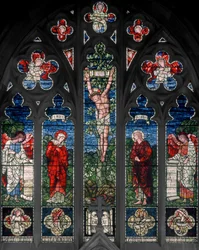 Birmingham, Acocks Green, St Mary the Virgin, Ostfenster, Morris & Co., Edward Burne-Jones, John Henry Dearle (1859-1932), 1895