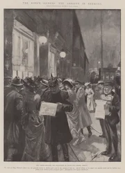 Die Krankheit des Königs, die Besorgnis in Deutschland