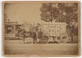 J. Frank Pope Eiswagen, ca. 1885