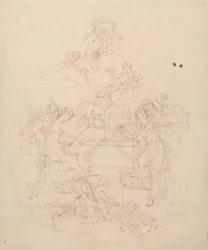 Allegorie der Malerei und Literatur