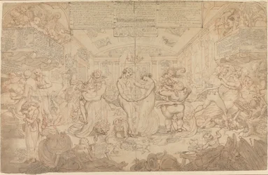 Vorbereitende Zeichnung für den Walzer