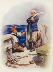 Illustration für Masterman Ready von Captain Marryat