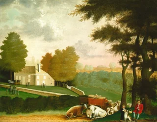 Das Grab von William Penn, ca. 1847-1848