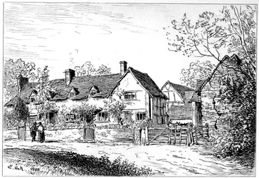 Mary Ardens Cottage in Wilmcote, Warwickshire