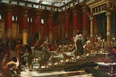 Der Besuch der Königin von Saba bei König Salomo, 1890