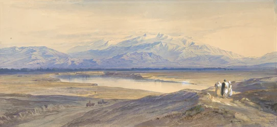 Berg Olymp von Larissa, Thessalien, Griechenland, 1850-85