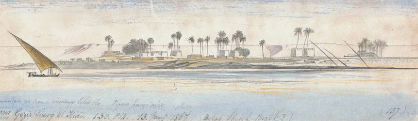 In der Nähe von Gezir Sherg el Hian