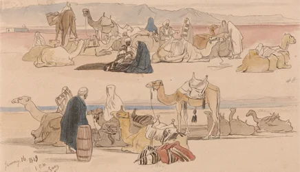 In der Nähe von Suez, 13 Uhr, 16. Januar 1849