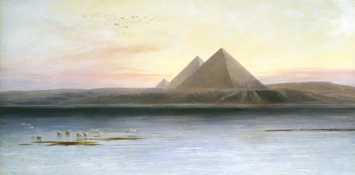 Die Pyramiden von Gizeh, 19. Jahrhundert