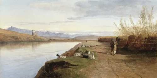 Die römische Campagna, 1860