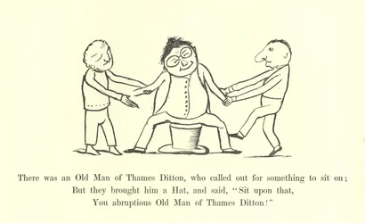 Es war ein alter Mann aus Thames Ditton, der nach etwas zum Sitzen rief