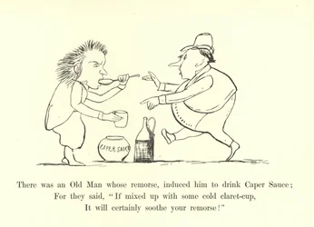 Es war ein alter Mann, dessen Reue ihn dazu brachte, Kapernsauce zu trinken