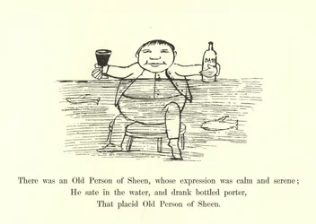 Es war eine alte Person von Sheen, deren Ausdruck ruhig und gelassen war