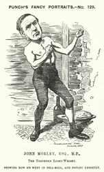 John Morley, englischer liberaler Politiker (Stich)