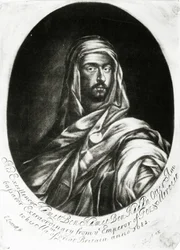 Seine Exzellenz Hamet Ben Hamet Ben Haddu Otter, veröffentlicht von John Lloyd, 1682